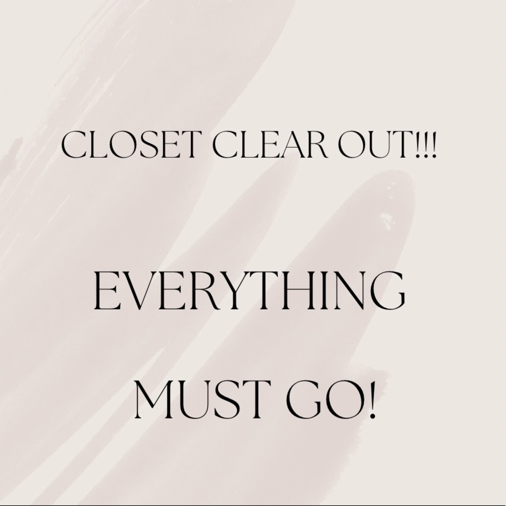 Everything must go‼️‼️